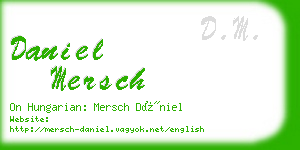 daniel mersch business card